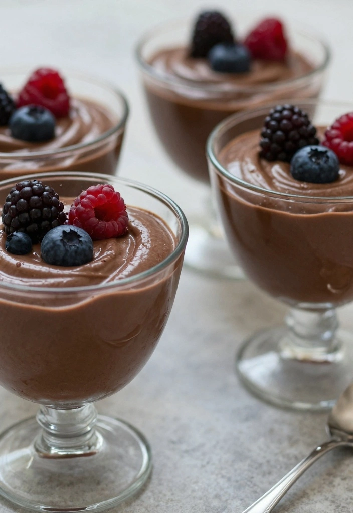 10 Low Carb Dessert Recipes for Light Sweet Cravings - 8. Chocolate Avocado Pudding
