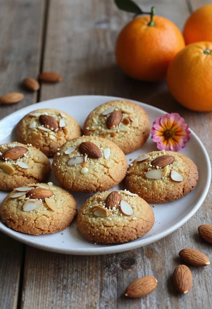 10 Mediterranean Baking Recipes for Light Flavorful Bakes - 2. Almond and Orange Blossom Cookies
