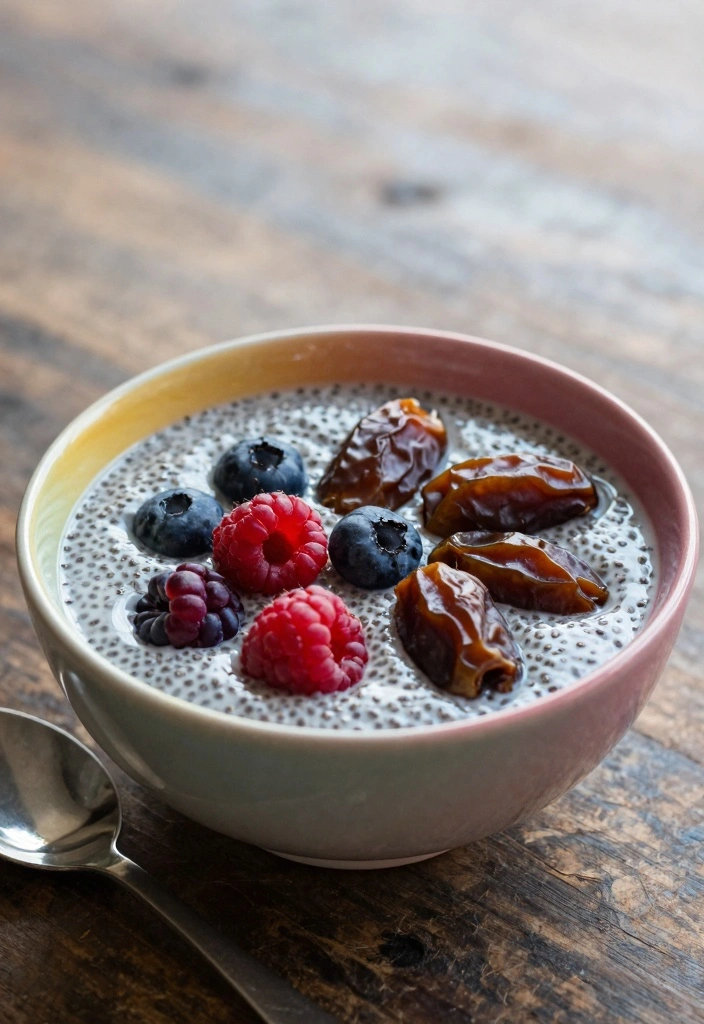 10 Mediterranean Baking Recipes for Light Flavorful Bakes - 7. Chia Seed Pudding with Dates