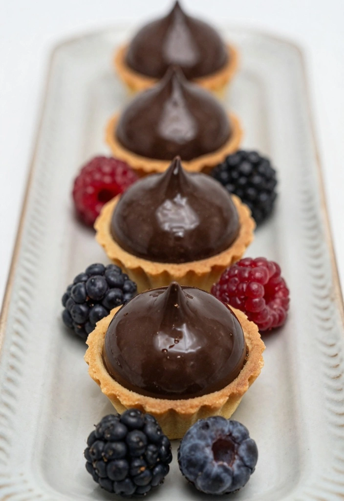 10 Mini Tart Dessert Recipes for Quick Elegant Treats - 1. Chocolate Ganache Mini Tarts