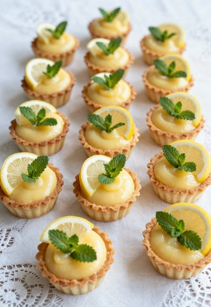 10 Mini Tart Dessert Recipes for Quick Elegant Treats - 2. Lemon Curd Mini Tarts