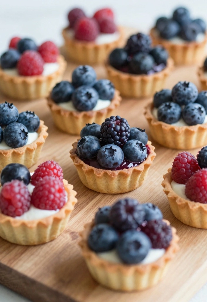 10 Mini Tart Dessert Recipes for Quick Elegant Treats - 3. Berry Bliss Mini Tarts