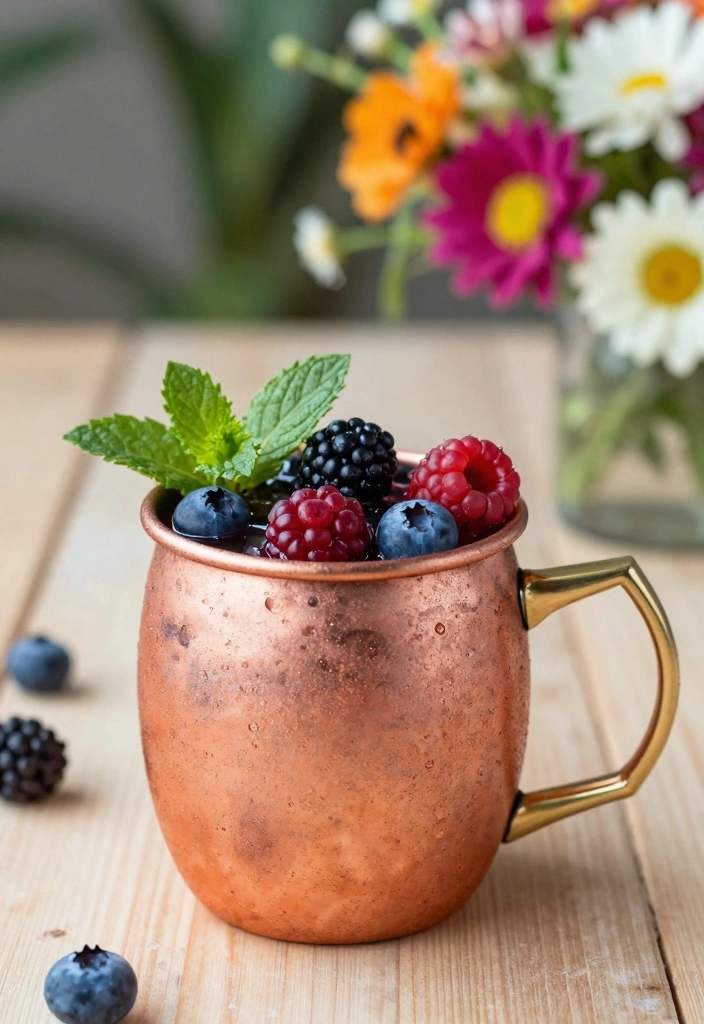 10 Mule Cocktail Recipes for Zesty Ginger Forward Drinks 3. Berry Ginger Mule