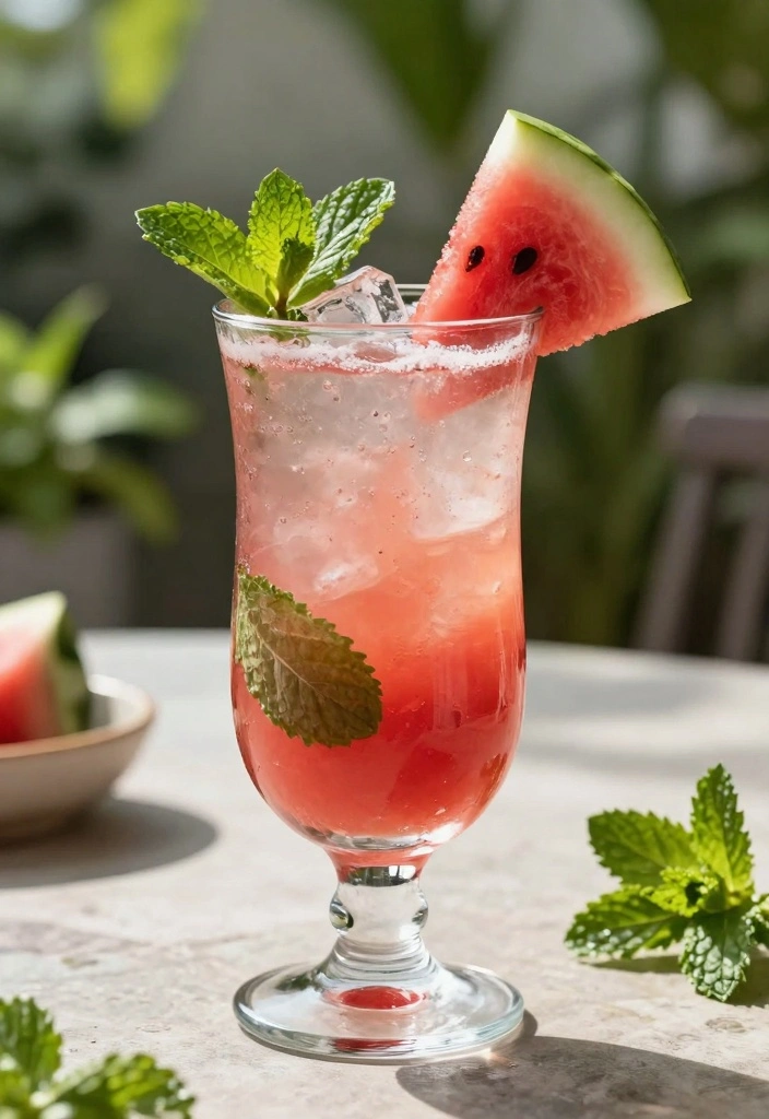 10 Non Alcoholic Cocktail Recipes for Fresh Flavorful Sips 34 10 Non Alcoholic Cocktail Recipes for Fresh Flavorful Sips - 4. Watermelon Mint Cooler