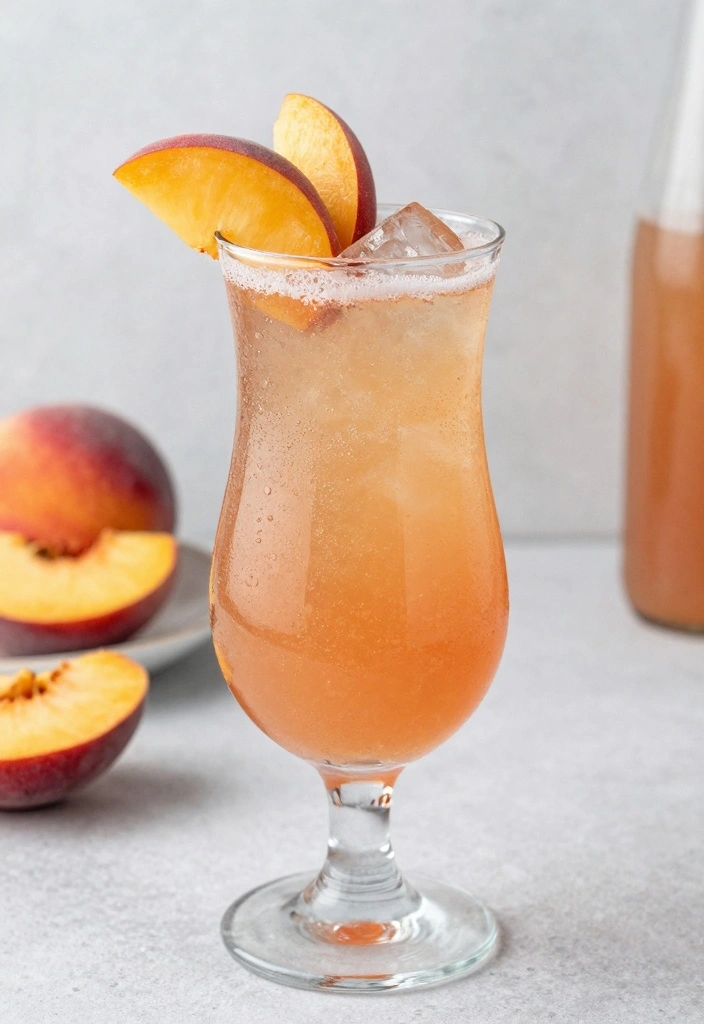 10 Non Alcoholic Cocktail Recipes for Fresh Flavorful Sips 45 10 Non Alcoholic Cocktail Recipes for Fresh Flavorful Sips - 5. Ginger Peach Fizz