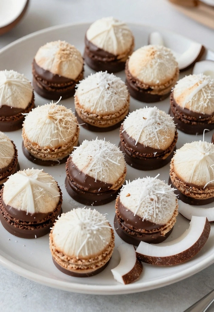 10 Valentine Cookie Recipes for Cute Fun Treats - 5. Coconut Macaroons with a Twist