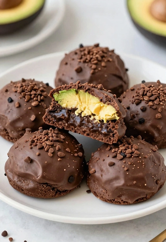 10 Valentine Cookie Recipes for Cute Fun Treats - 9. Chocolate Avocado Cookies