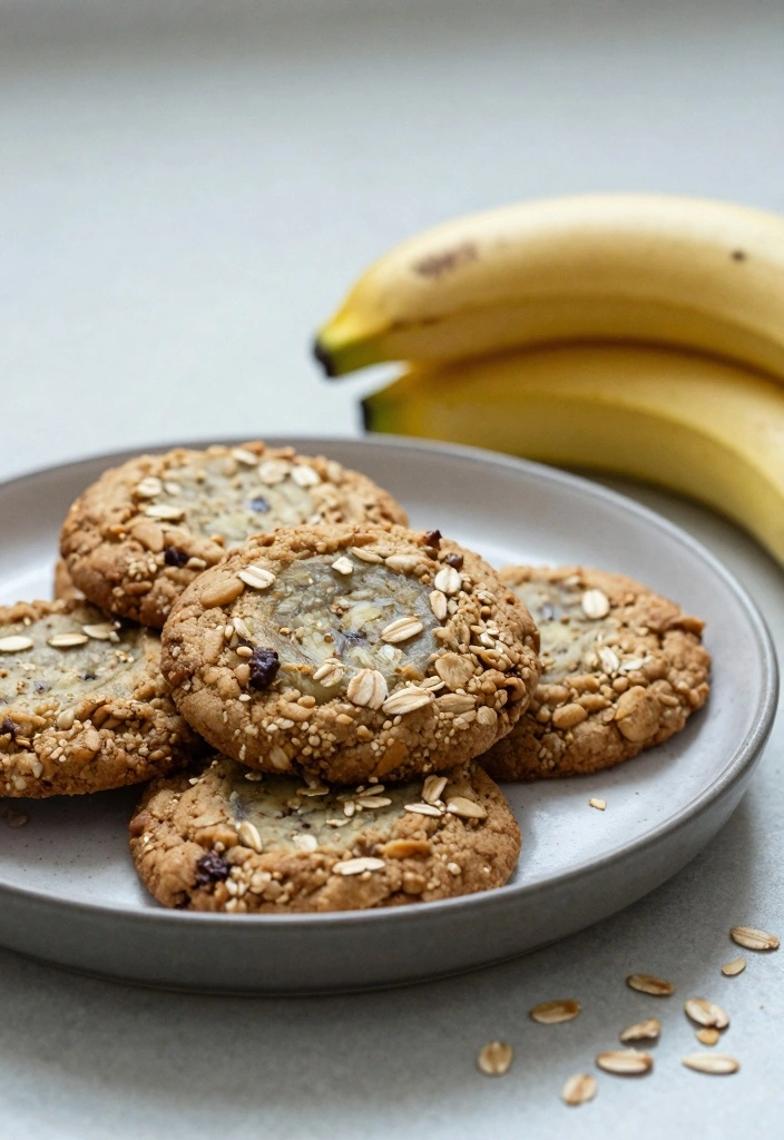 12 Banana Baking Recipes for Soft Sweet Everyday Treats - 3. Healthy Banana Oatmeal Cookies