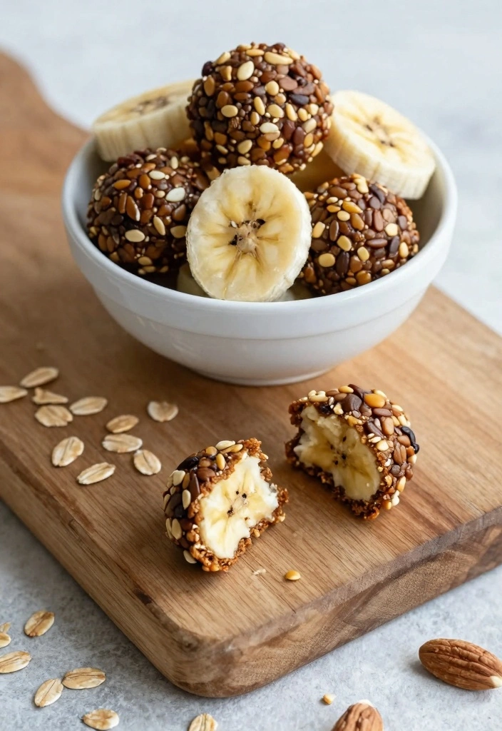 12 Banana Baking Recipes for Soft Sweet Everyday Treats - 5. Banana Nut Energy Bites