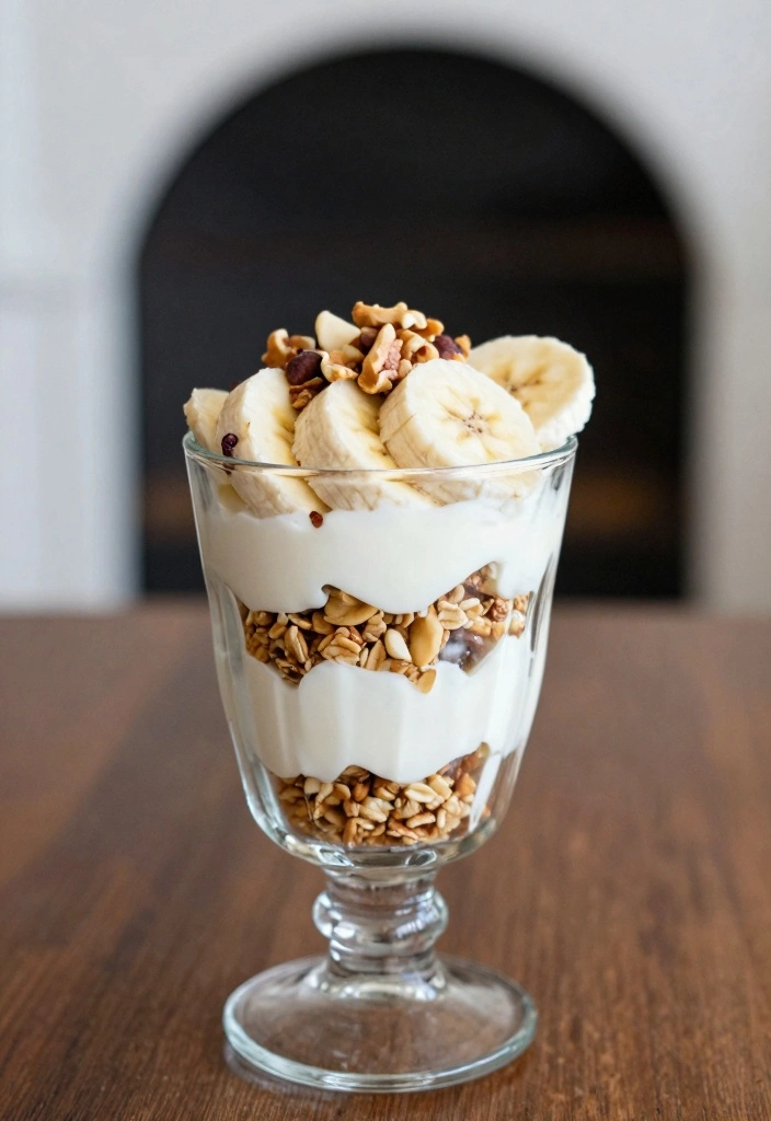 12 Banana Baking Recipes for Soft Sweet Everyday Treats - 6. Banana Yogurt Parfait
