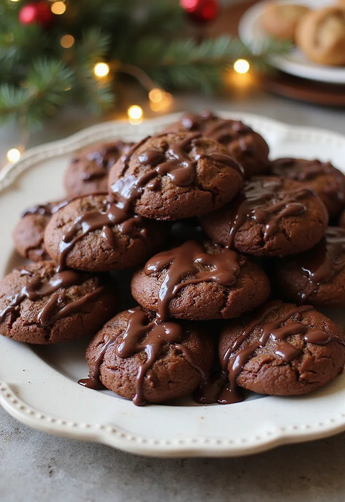 12 Best Christmas Cookie Recipes for Festive Sweet Baking - 10. Chewy Brownie Cookies