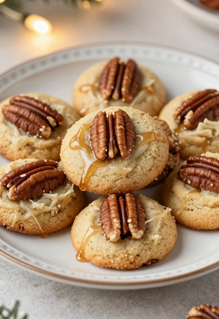 12 Best Christmas Cookie Recipes for Festive Sweet Baking - 12. Pecan Pie Cookies