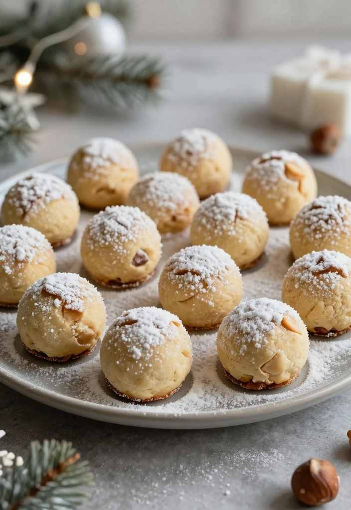 12 Best Christmas Cookie Recipes for Festive Sweet Baking - 5. Hazelnut Flour Snowball Cookies