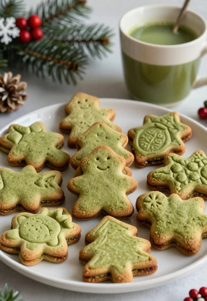 12 Best Christmas Cookie Recipes for Festive Sweet Baking - 7. Vegan Matcha Shortbread Cookies