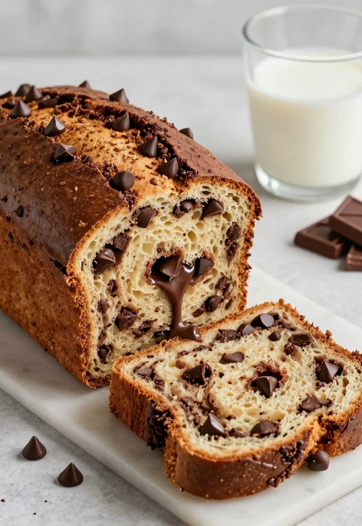 12 Bread Baking Recipes for Simple Fresh Homemade Loaves - 12. Chocolate Chip Bread