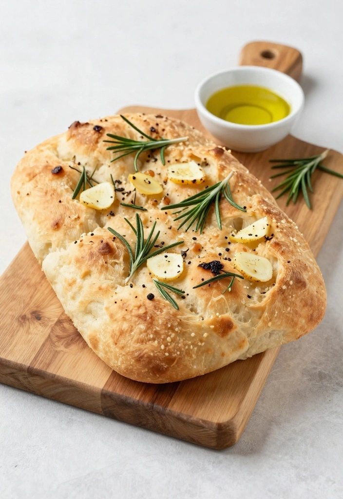 12 Bread Baking Recipes for Simple Fresh Homemade Loaves - 5. Rosemary Garlic Focaccia