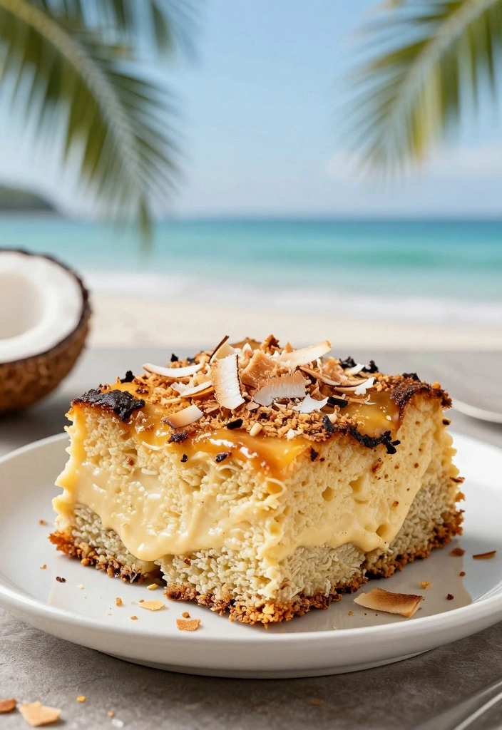 12 Bread Pudding Dessert Recipes for Warm Comforting Sweets - 3. Coconut Rum Bread Pudding