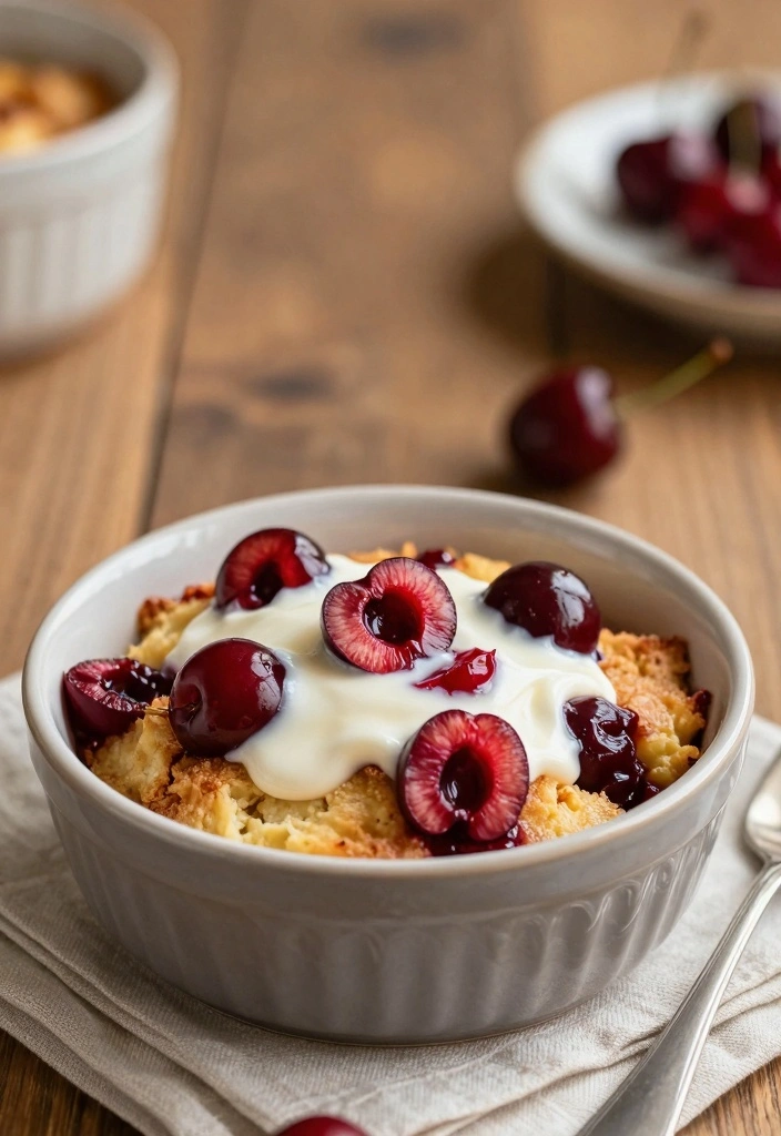 12 Cherry Dessert Recipes for Bright Sweet Flavor - 11. Cherry Bread Pudding