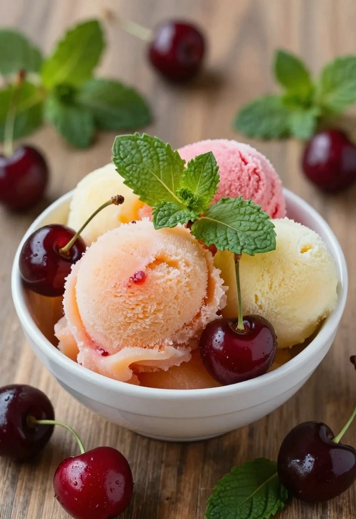 12 Cherry Dessert Recipes for Bright Sweet Flavor - 4. Cherry Sorbet