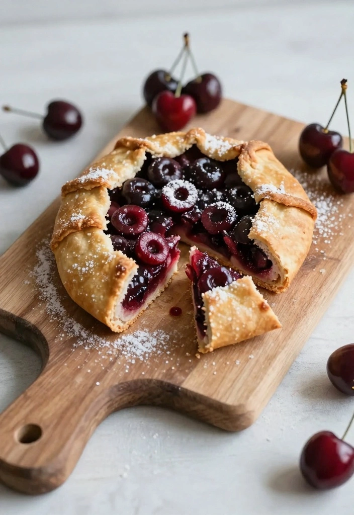 12 Cherry Dessert Recipes for Bright Sweet Flavor - 8. Cherry Galette