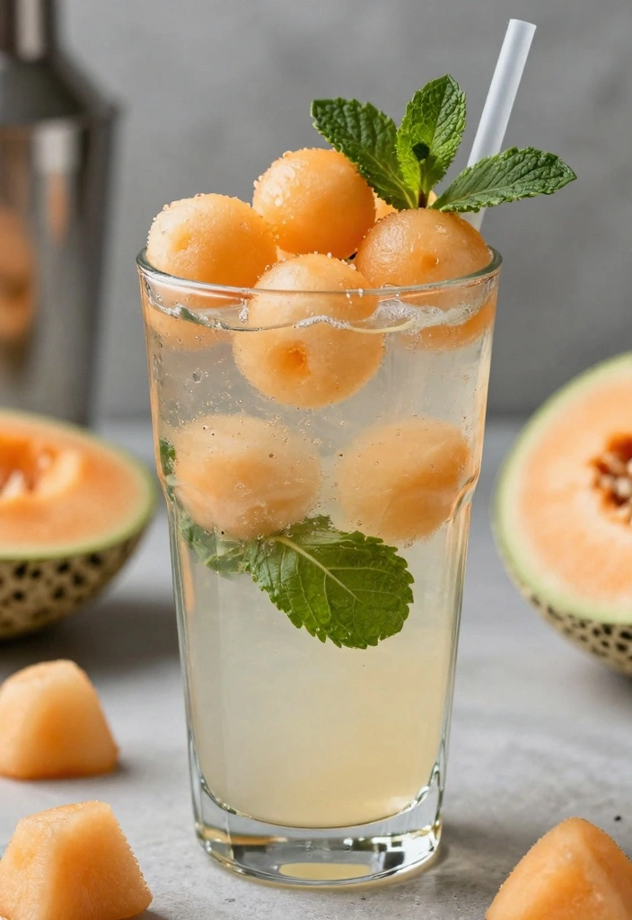 12 Easy Cocktail Recipes for Simple Refreshing Drinks - 11. Melon Mojito
