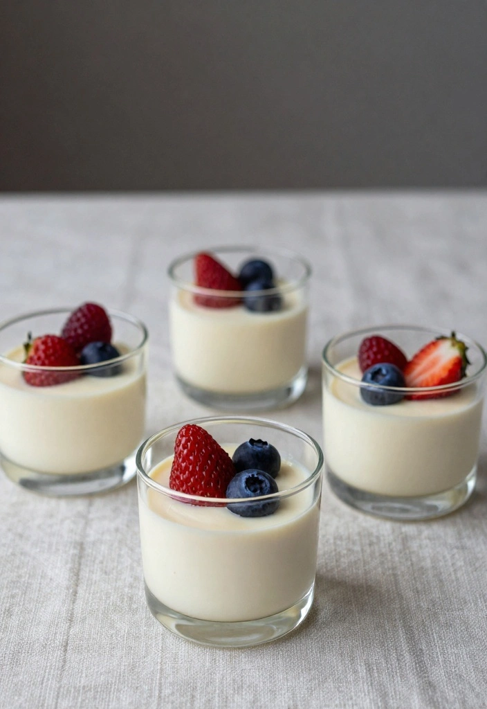 12 French Dessert Recipes for Elegant Simple Baking - 12. Vanilla Panna Cotta