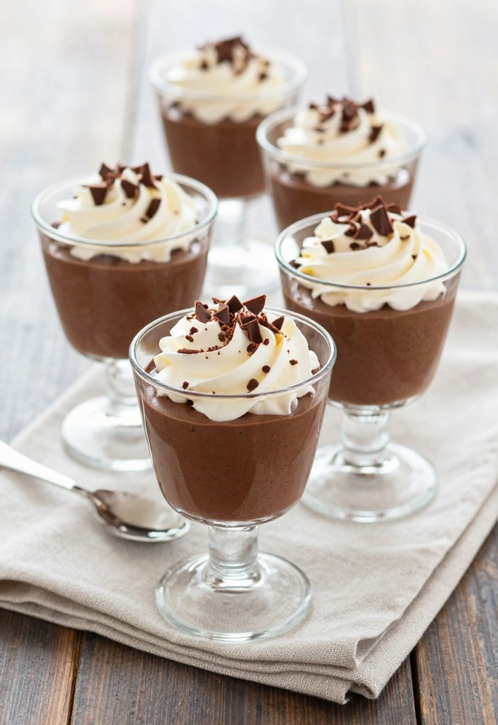 12 French Dessert Recipes for Elegant Simple Baking - 2. No-Bake Chocolate Mousse