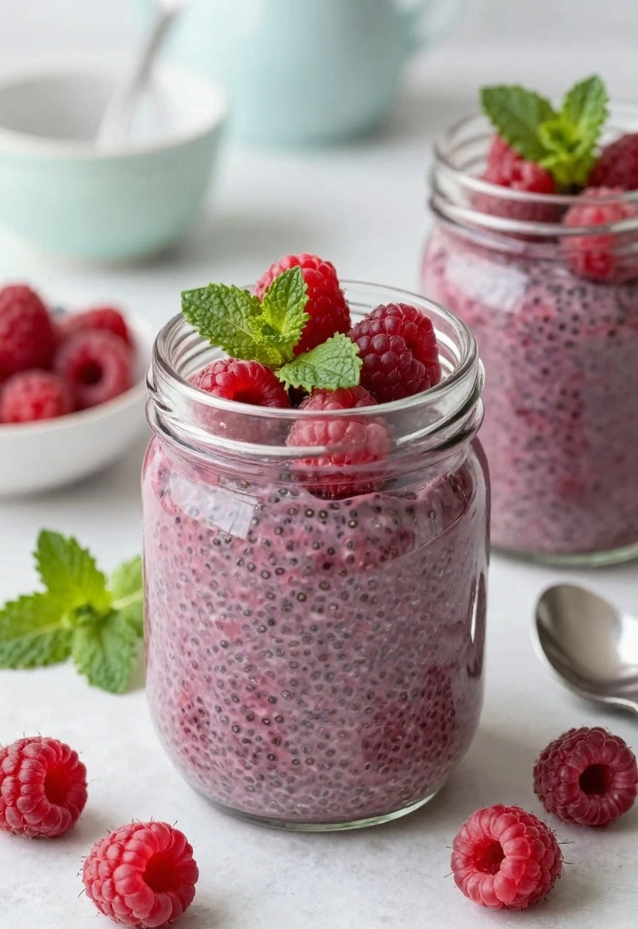 12 Holiday Dessert Recipes for Festive Sweet Celebrations - 10. Raspberry Chia Pudding