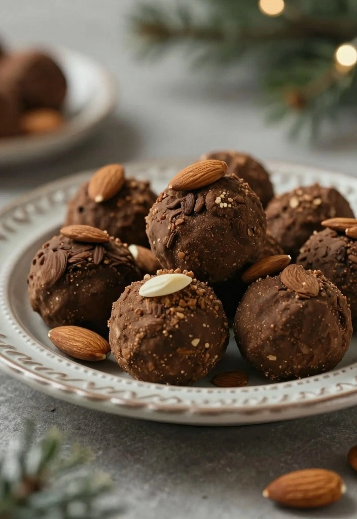 12 Holiday Dessert Recipes for Festive Sweet Celebrations - 12. Almond Joy Truffles