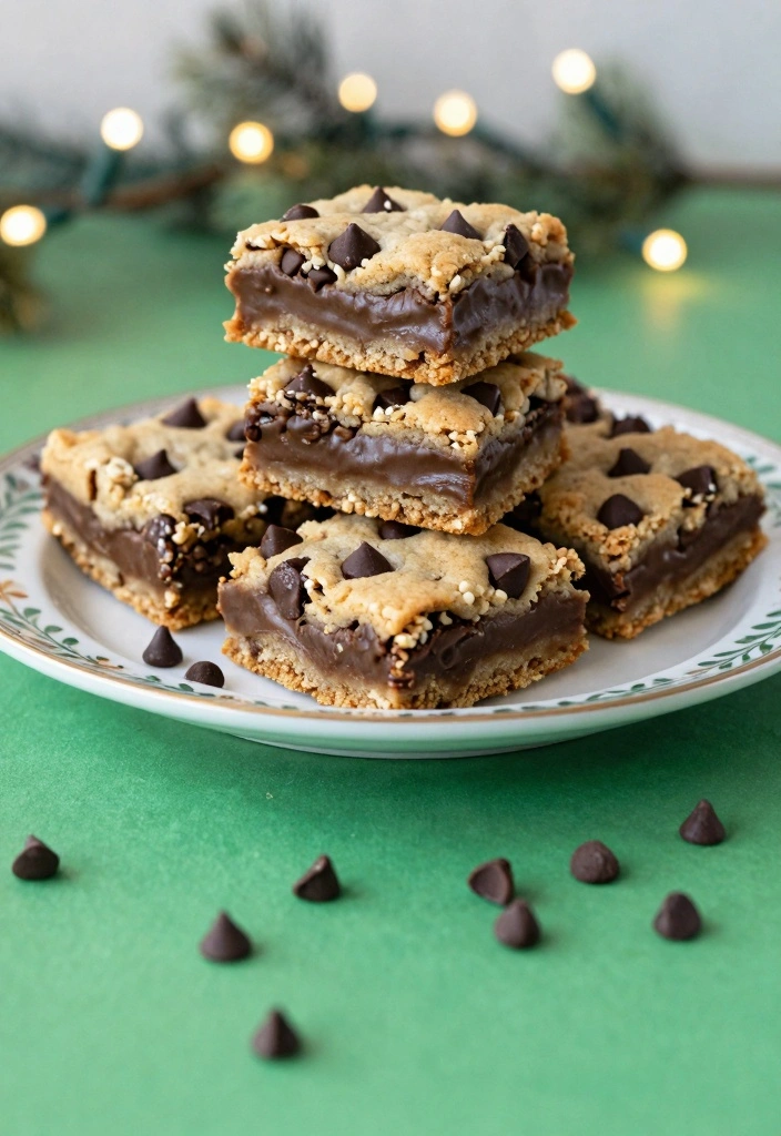 12 Holiday Dessert Recipes for Festive Sweet Celebrations - 7. Chocolate Chip Cookie Bars