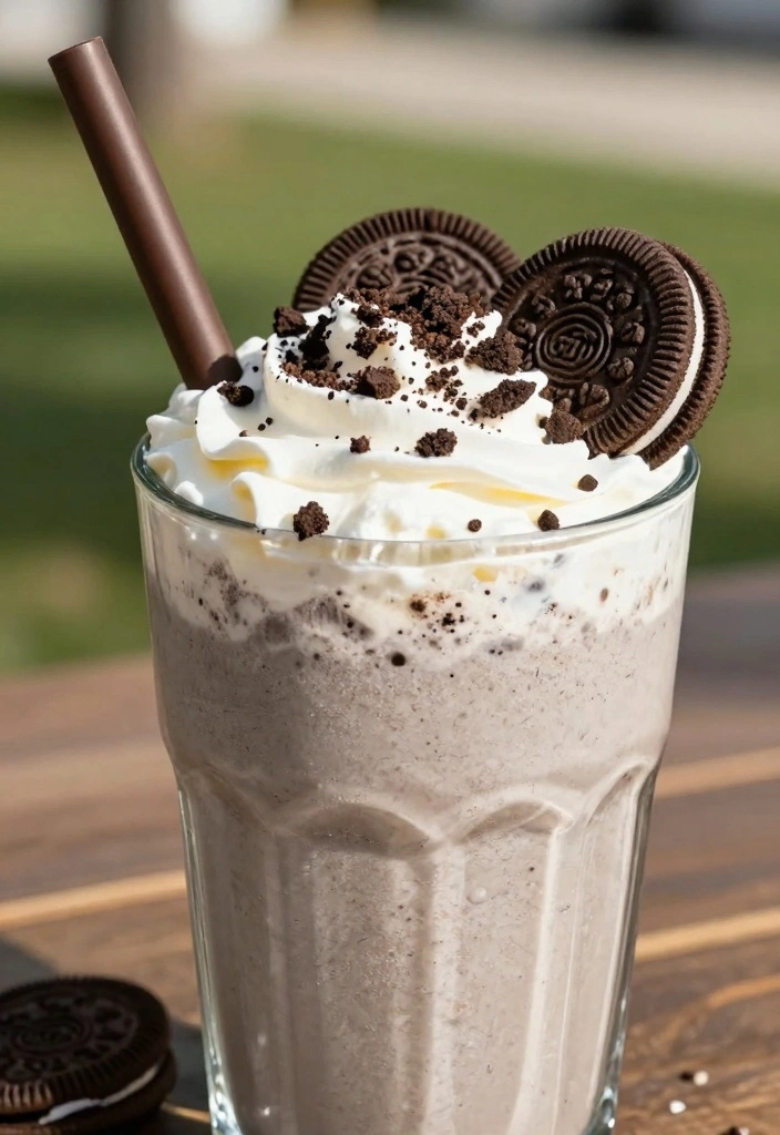 12 Oreo Dessert Recipes for Fun Creamy Treats - 3. Oreo Milkshake