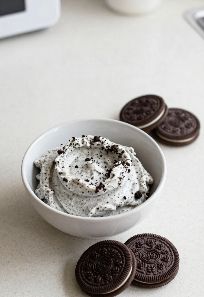 12 Oreo Dessert Recipes for Fun Creamy Treats - 4. Vegan Oreo Cookie Dough