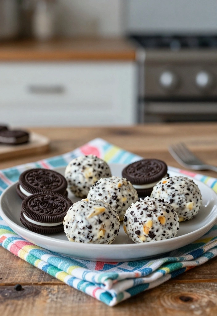 12 Oreo Dessert Recipes for Fun Creamy Treats - 8. Oreo Energy Bites