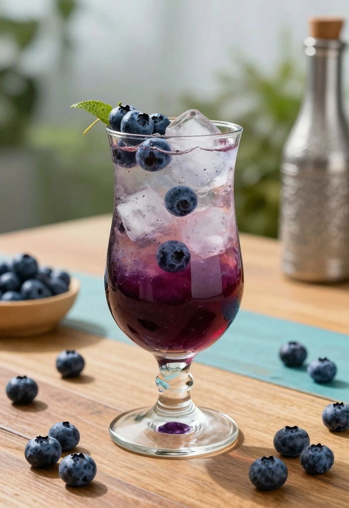 12 Rum Cocktail Recipes for Sweet Tropical Flavor 78 12 Rum Cocktail Recipes for Sweet Tropical Flavor - 8. Blueberry Rum Fizz