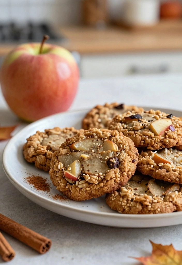 12 Thanksgiving Cookie Recipes for Warm Holiday Flavor - 2. Apple Cinnamon Oatmeal Cookies