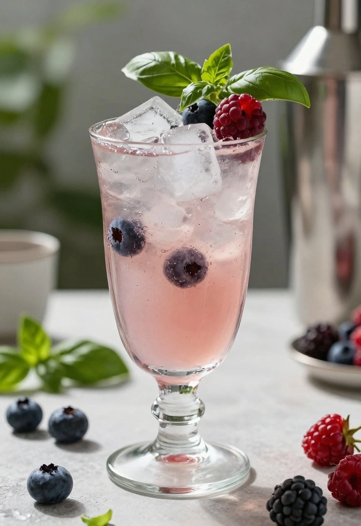 12 Vodka Cocktail Recipes for Bright Smooth Sips - 1. Berry Basil Vodka Smash