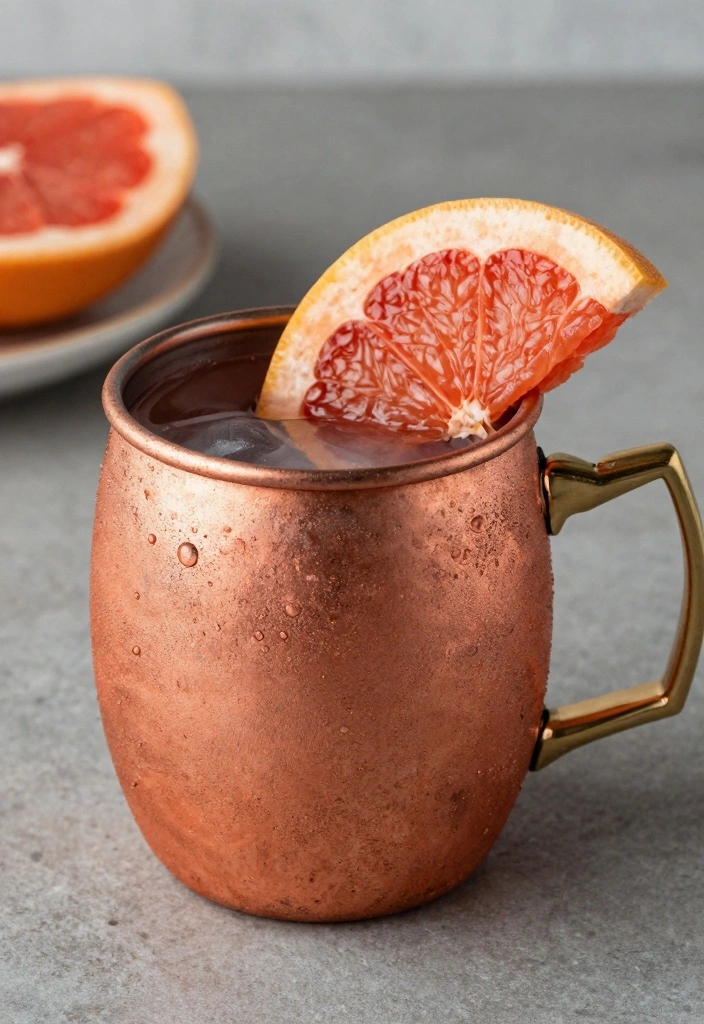 12 Vodka Cocktail Recipes for Bright Smooth Sips - 12. Grapefruit Vodka Mule