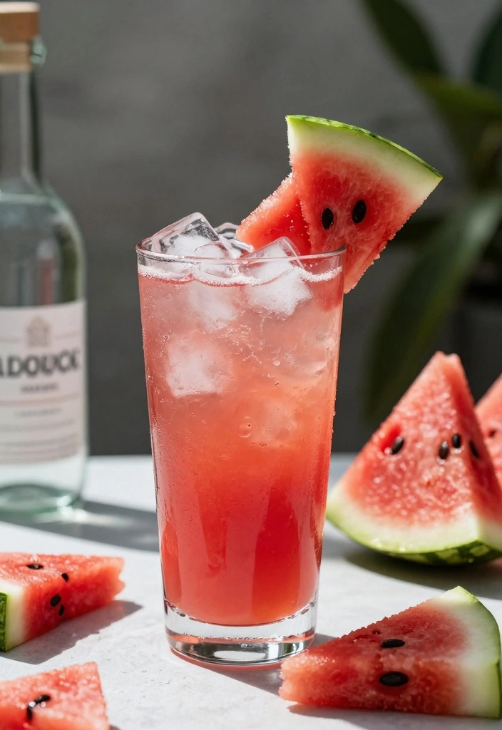 12 Vodka Cocktail Recipes for Bright Smooth Sips - 4. Watermelon Vodka Cooler