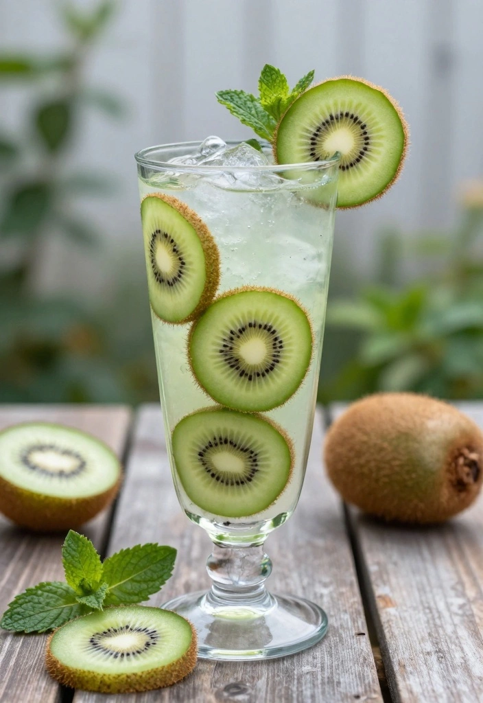 14 Summer Cocktail Recipes for Cool Refreshing Drinks - 10. Kiwi Cucumber Cooler