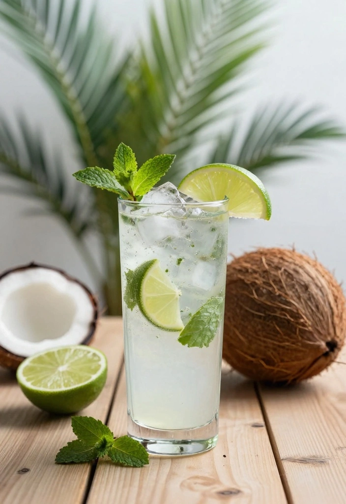 14 Summer Cocktail Recipes for Cool Refreshing Drinks - 5. Coconut Lime Mojito