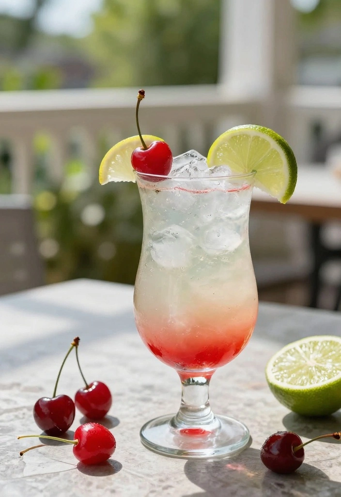 14 Summer Cocktail Recipes for Cool Refreshing Drinks - 9. Cherry Limeade Cocktail