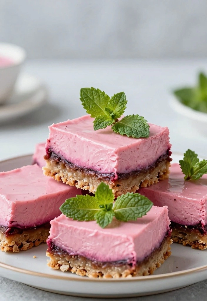 9 Beet Baking Recipes for Colorful Nutritious Treats - 6. Beetroot Cheesecake Bars