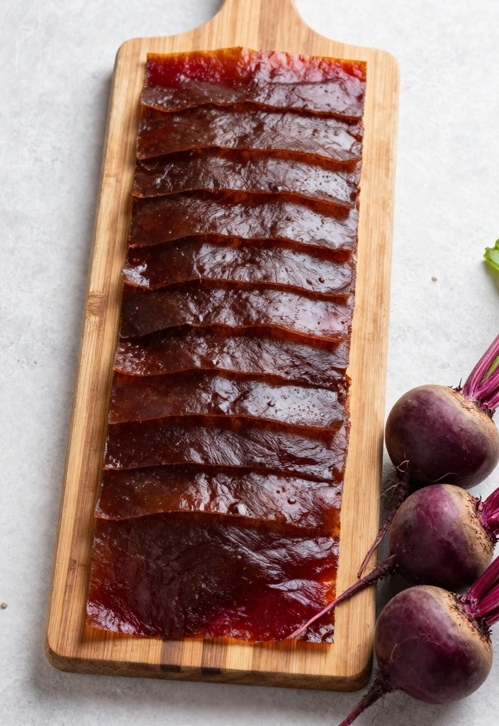 9 Beet Baking Recipes for Colorful Nutritious Treats - 8. Beetroot Fruit Leather