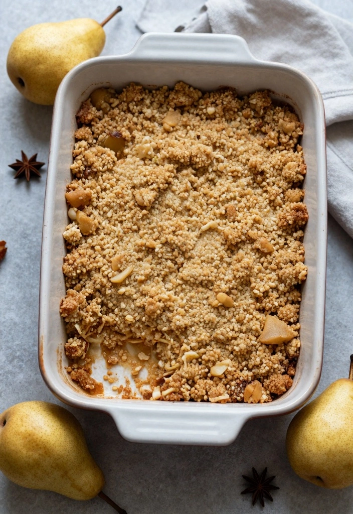 9 Hobbit Dessert Recipes for Cozy Rustic Sweet Treats 89 9 Hobbit Dessert Recipes for Cozy Rustic Sweet Treats - 9. Spiced Pear Crumble