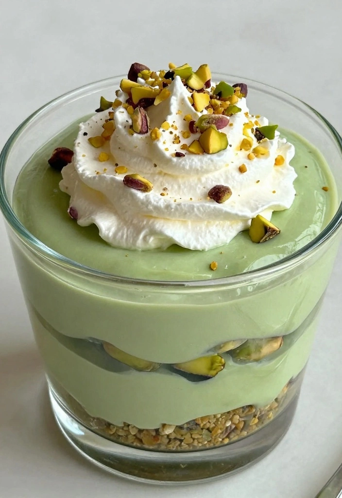 9 Pound Cake Trifle Recipes for Easy Layered Treats - 4. Pistachio Delight Trifle