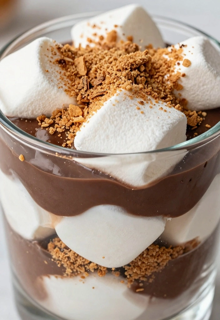 9 Pound Cake Trifle Recipes for Easy Layered Treats - 7. S'mores Pound Cake Trifle