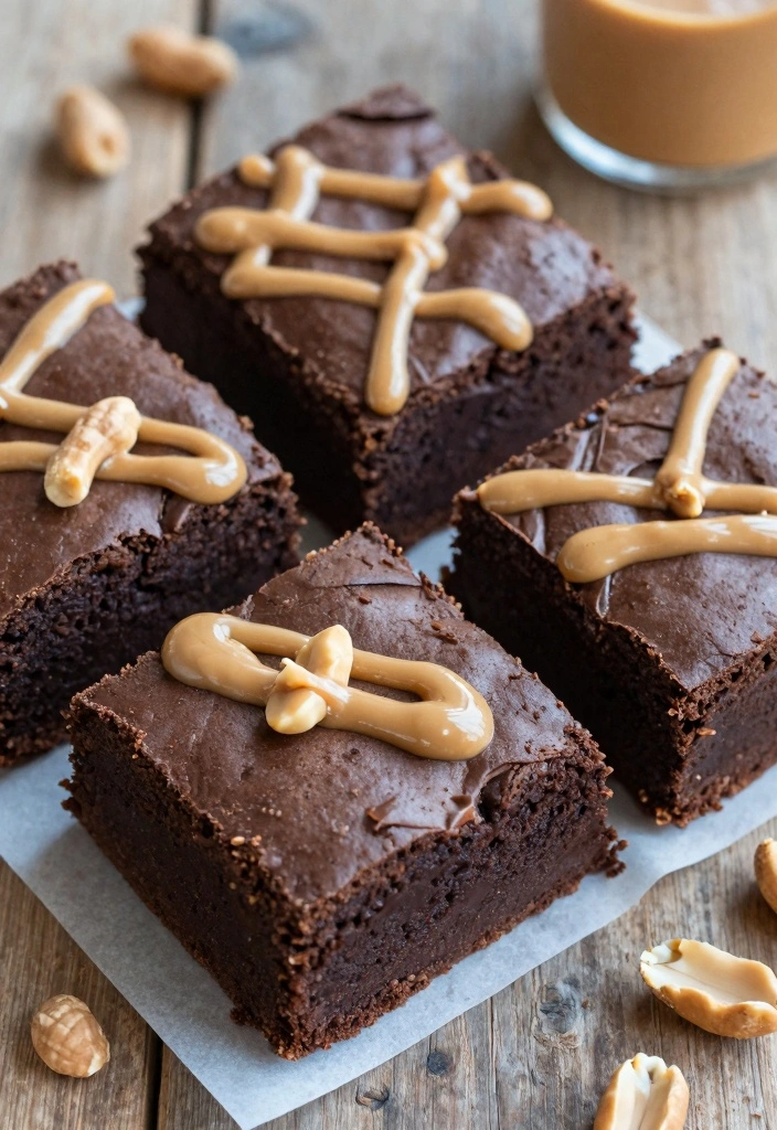 9 Three Ingredient Cake Mix Recipes for Quick Easy Baking - 4. Peanut Butter Cake Mix Brownies