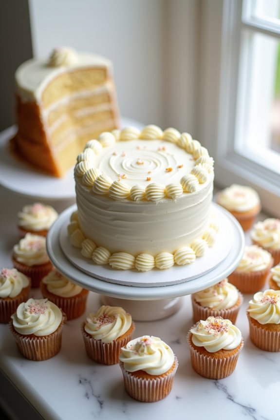 8 inch cake serving strategy