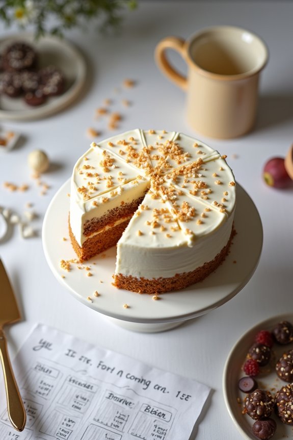 adults and children cake portions mix