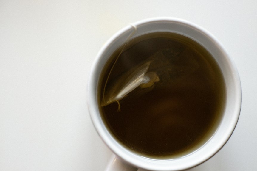 caffeine content in sweet tea